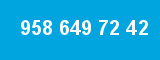 958 649 72 42 958 649 72 42
